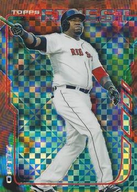 David Ortiz 2014 Topps Finest #55 X Fractor RAW