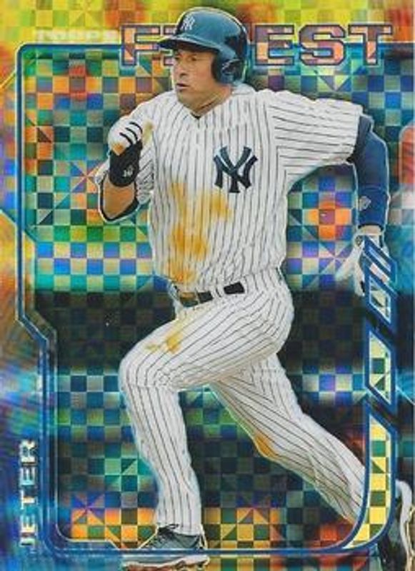 Derek Jeter 2014 Topps Finest #54 X Fractor RAW