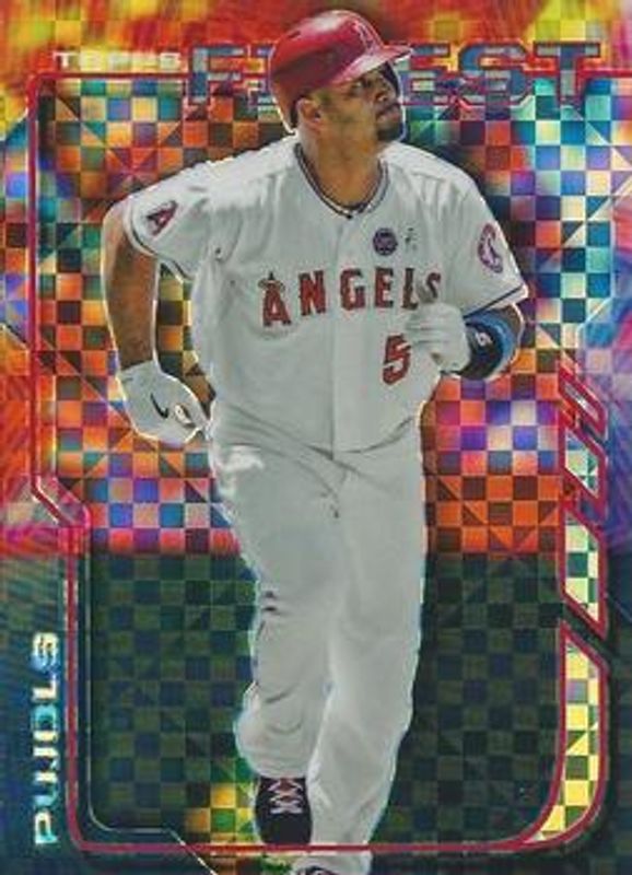 Albert Pujols 2014 Topps Finest #93 X Fractor RAW