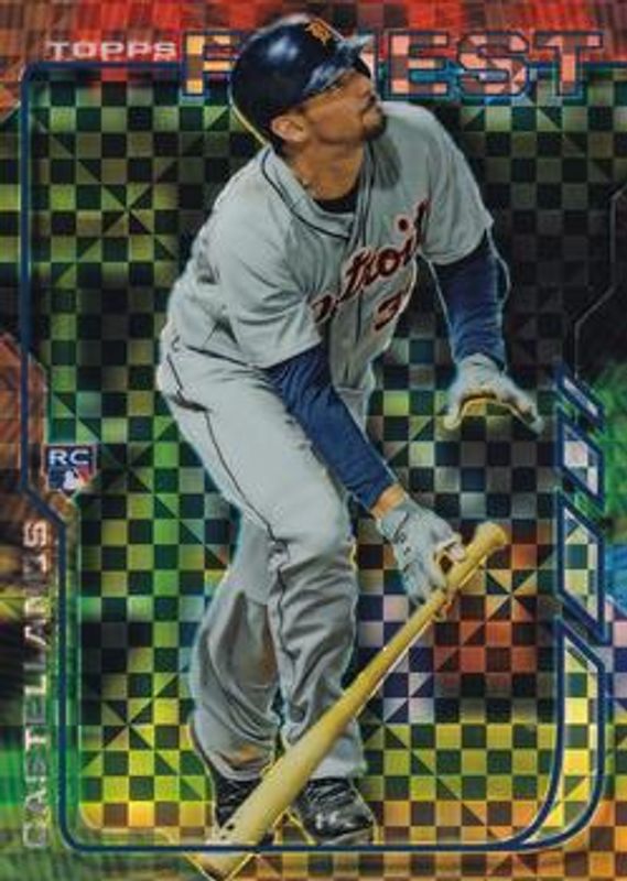 Nick Castellanos 2014 Topps Finest #91 X Fractor Rookie RAW
