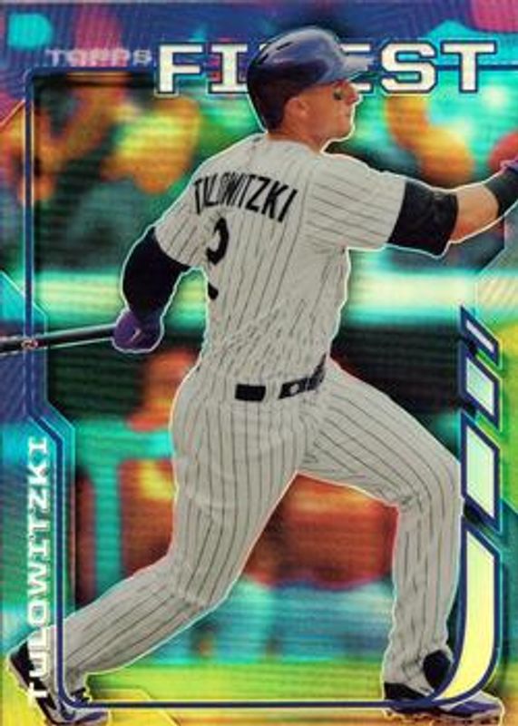 Troy Tulowitzki 2014 Topps Finest #80 Refractor RAW