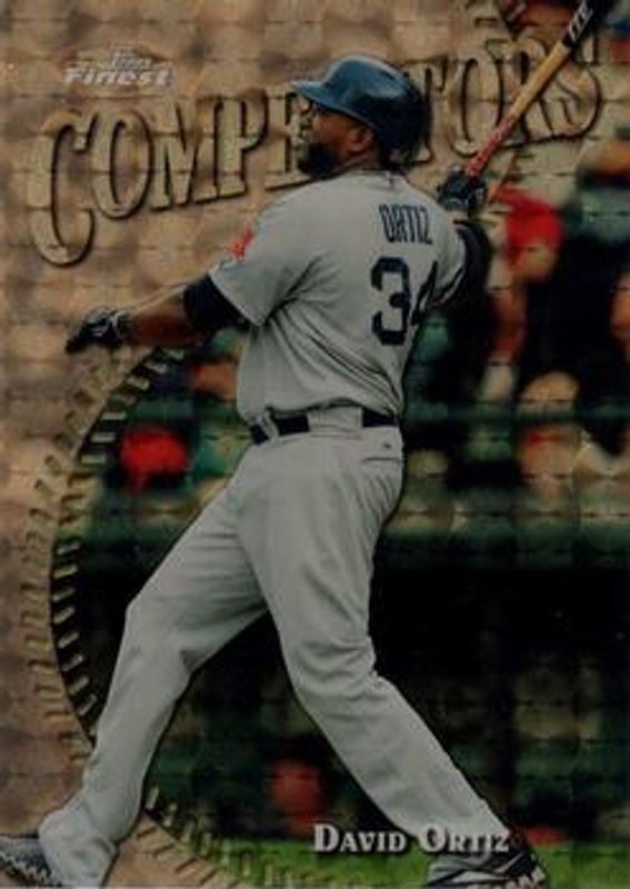 David Ortiz 2014 Topps Finest #FC-DO Competitors - Superfractors /1 RAW