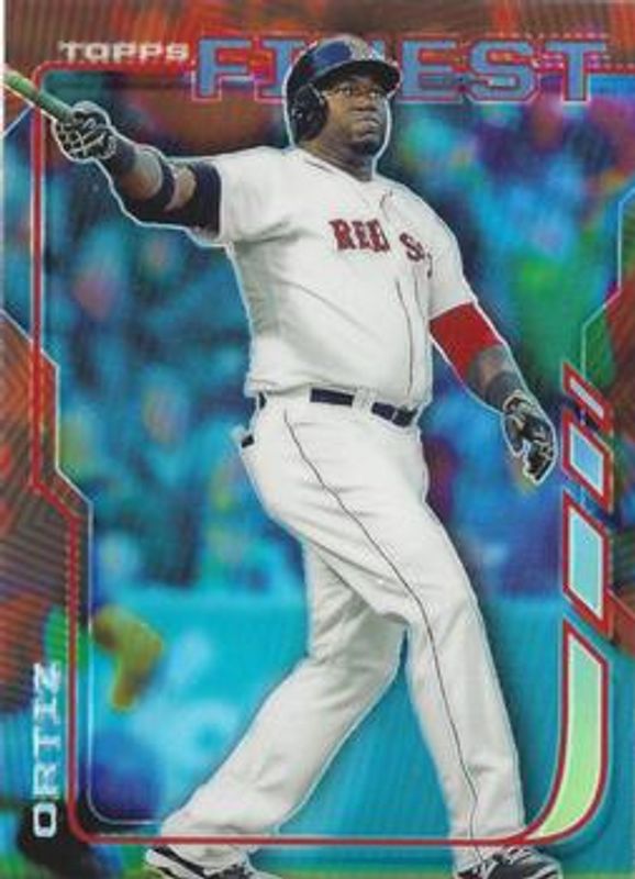 David Ortiz 2014 Topps Finest #55 Refractor RAW