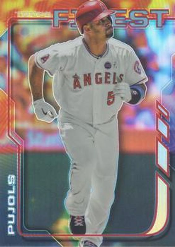 Albert Pujols 2014 Topps Finest #93 Refractor RAW