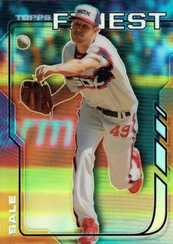 Chris Sale 2014 Topps Finest #78 Refractor RAW