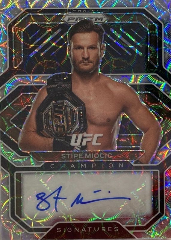 2021 Prizm UFC #CS-SMC Champion Signatures - Premium Box Set /11