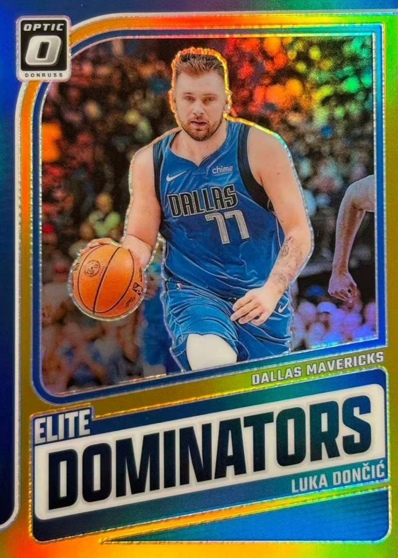 Luka Doncic 2024 Optic #10 Elite Dominators - Gold /10 Price Guide