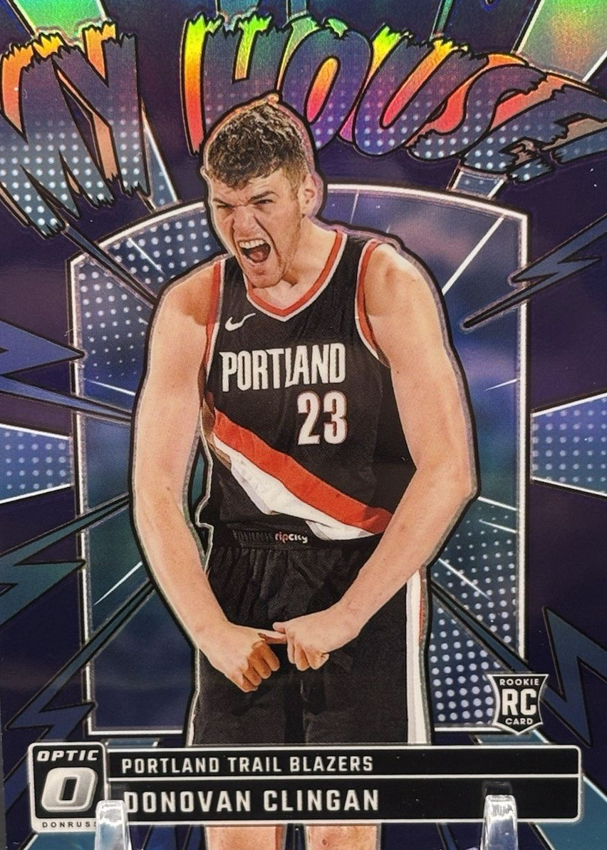 Donovan Clingan 2024 Optic #1 My House - Purple Price Guide
