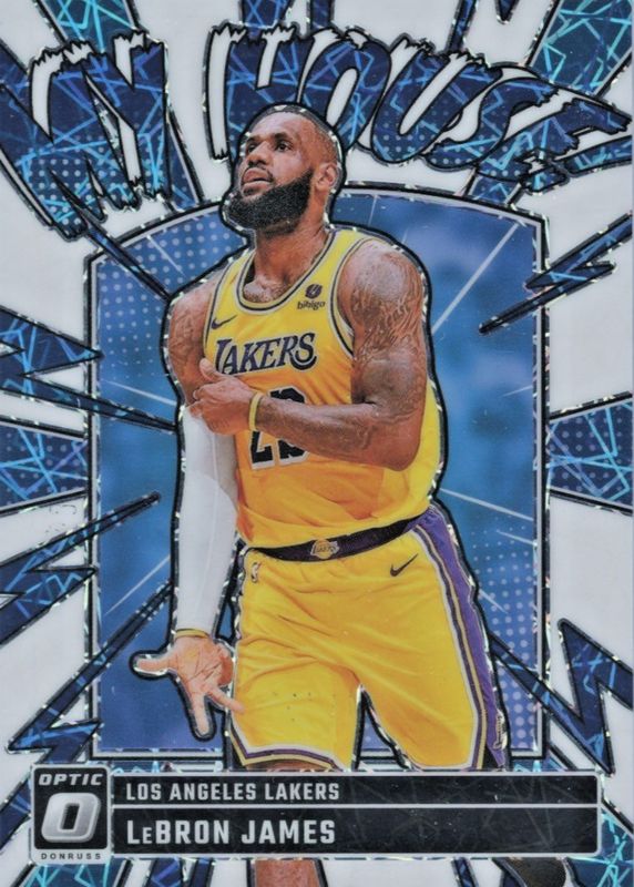 LeBron James 2024 Optic #3 My House - White Velocity /59 RAW
