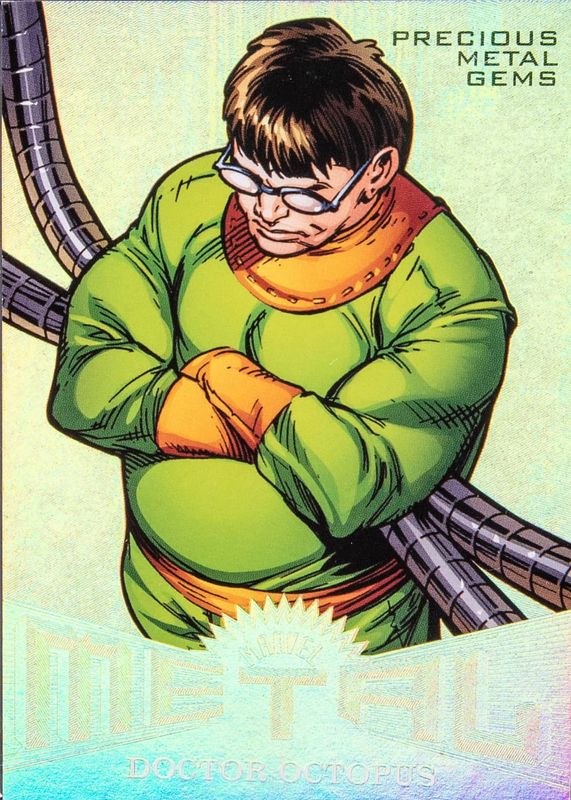 2017 Fleer Ultra Spider-Man #MM7 Precious Metal Gems Gold /1