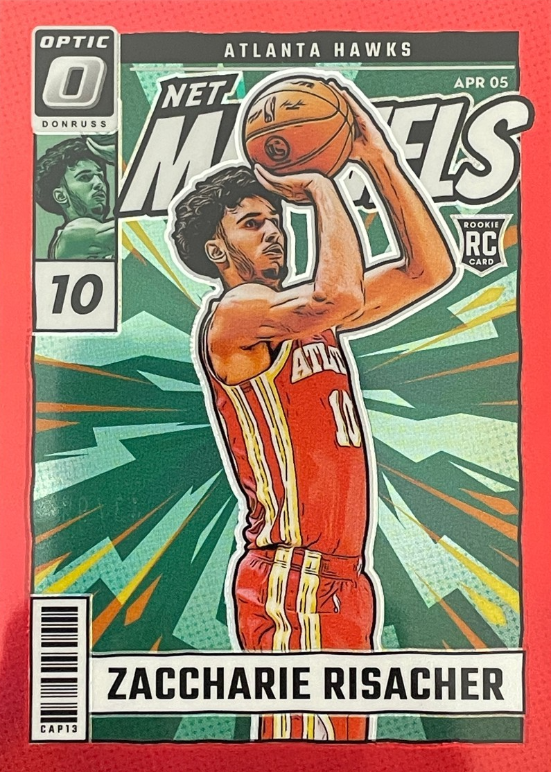 Reggie Capers Suspect アングラ djkoco 激レア送料込 Zaccharie Risacher 2024 Optic #25 Net Marvels - Red /99 Price