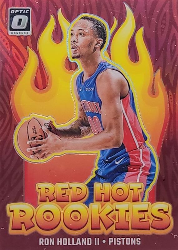 Ron Holland II 2024 Optic #6 Red Hot Rookies - Red /99 RAW