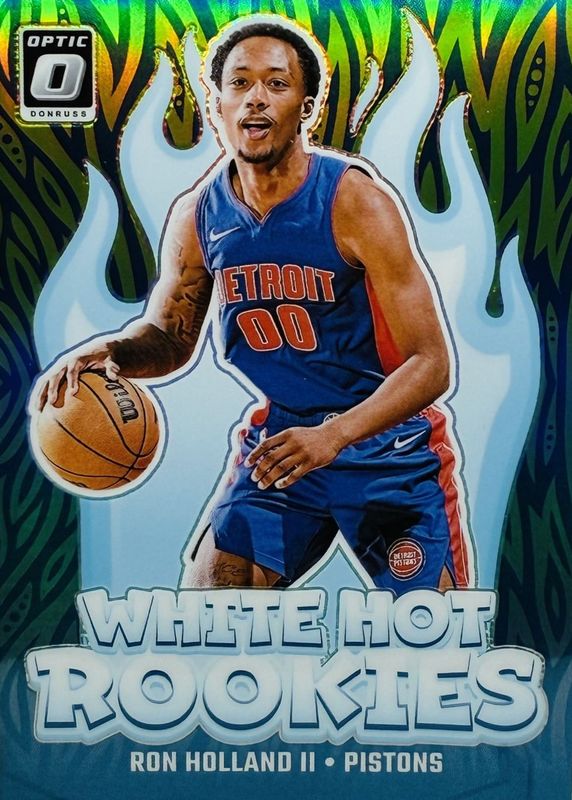 Ron Holland II 2024 Optic #1 White Hot Rookies - Lime Green /199 RAW