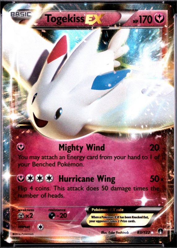 Togekiss ex 2016 XY: BREAKpoint #083/122 Holo RAW TCG (LIGHTLY PLAYED)