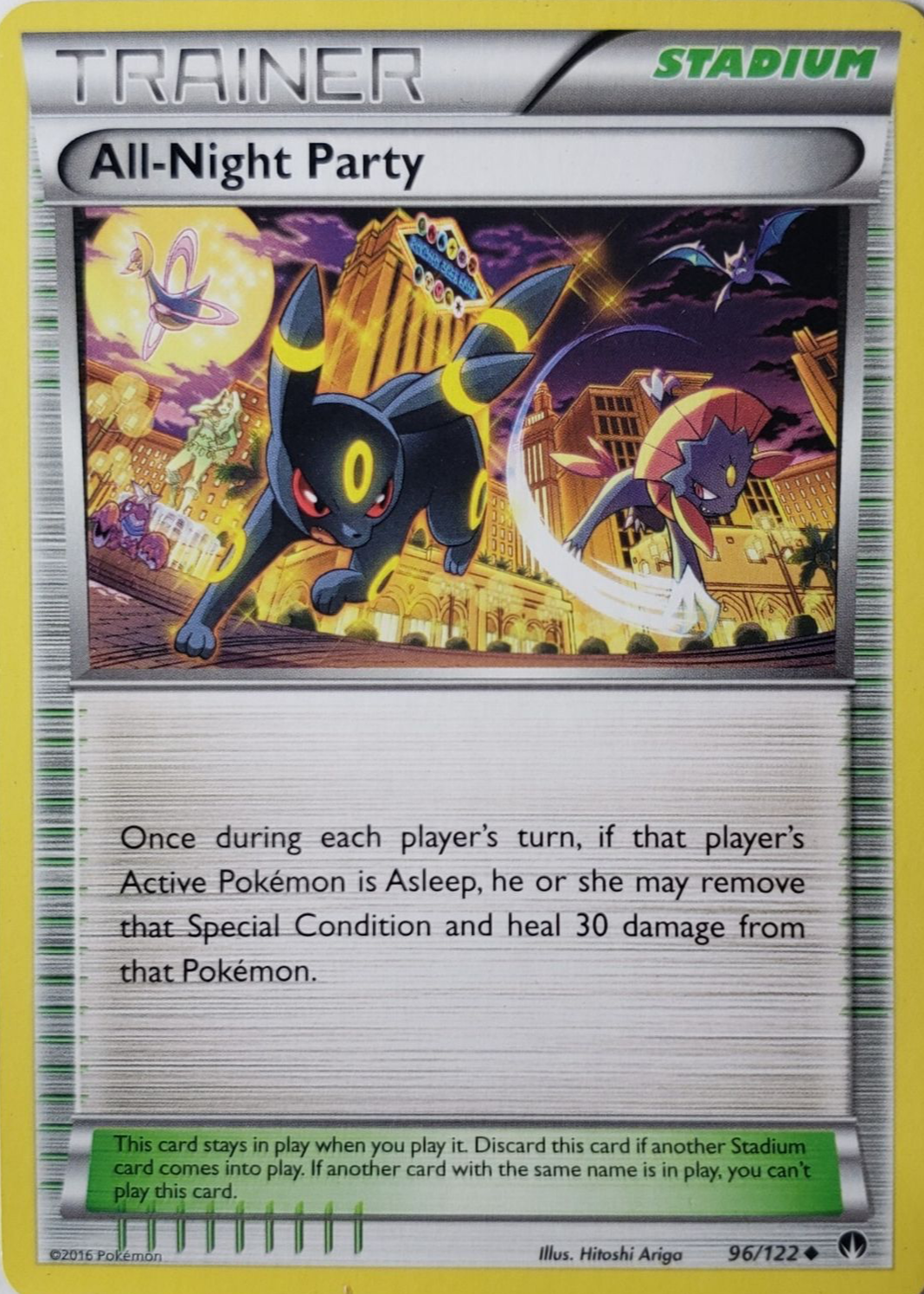 All Night Party 2016 XY: BREAKpoint #096/122 Base Price Guide