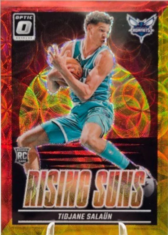 2024 Optic #12 Rising Suns - International Red & Gold /99