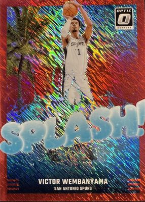 2024 Optic #4 Splash! - Red Shimmer /75