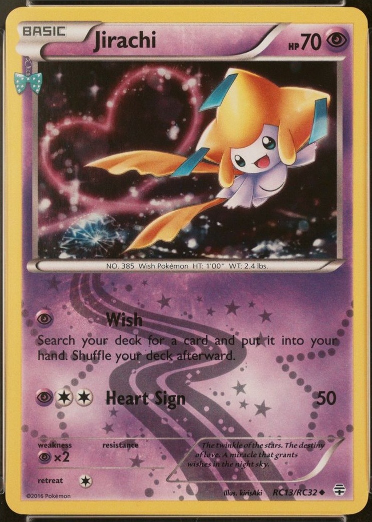 Jirachi 2016 XY: Generations #RC13/RC32 Radiant Collection Price