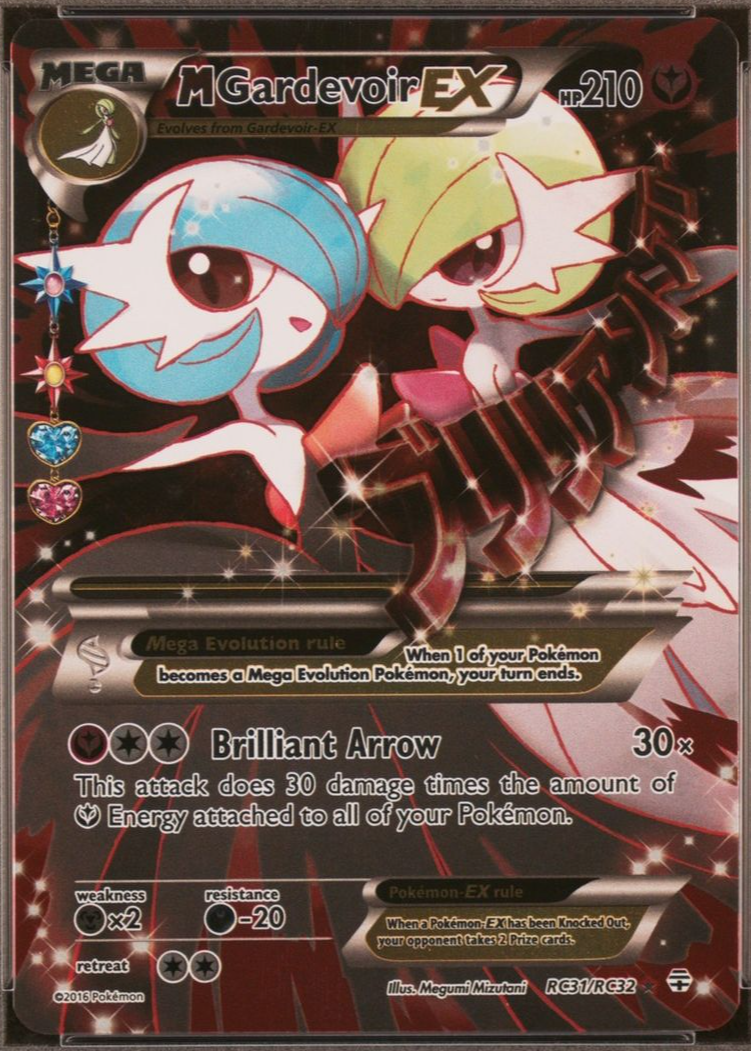 radiant gardevoir pokemon card value - 069/196 Holo Ultra Rare Pokmon Hit Points130 HP Stage Mega Gardevoir ex 2016 XY: