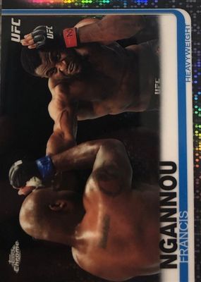 2019 Topps Chrome UFC #55 Black Refractor /10