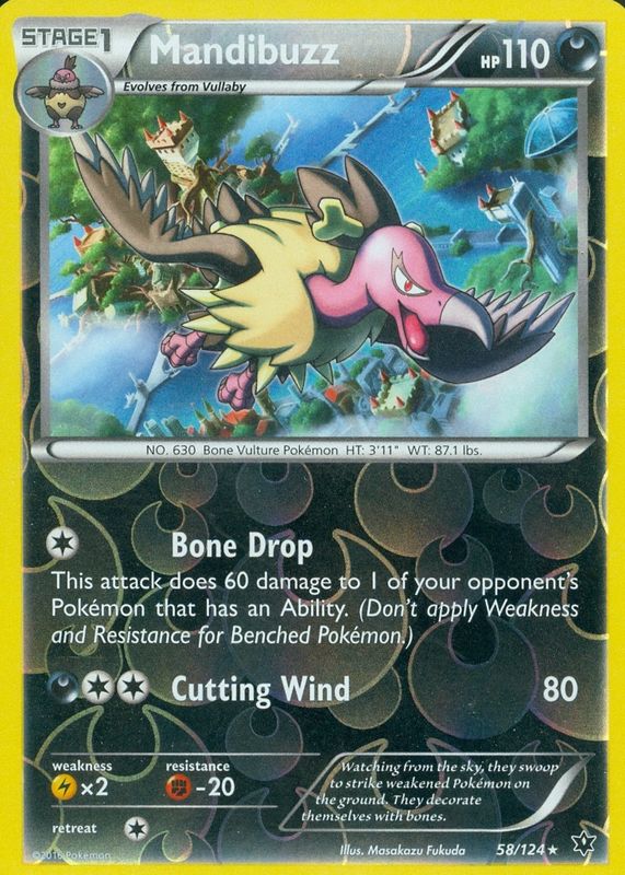 2016 XY: Fates Collide #058/124 Reverse Holo
