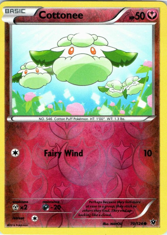 2016 XY: Fates Collide #070/124 Reverse Holo