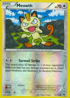2016 XY: Fates Collide #074/124 Reverse Holo