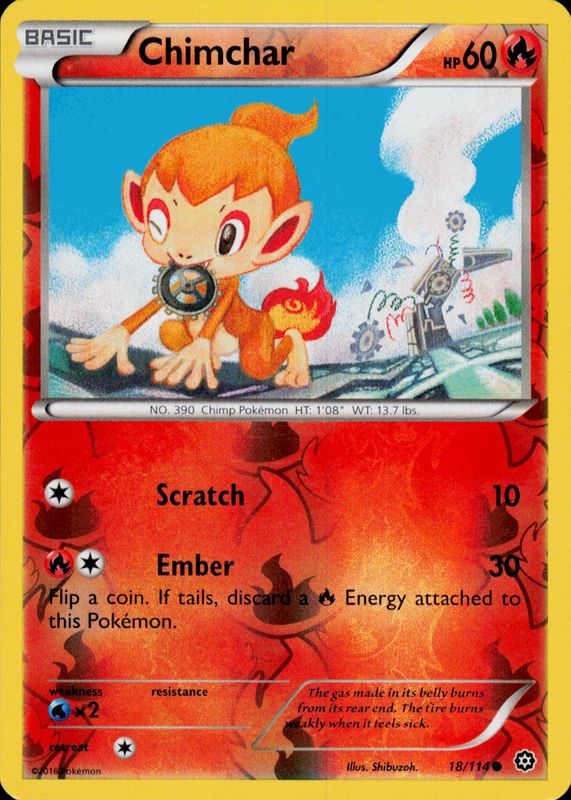 2016 XY: Steam Siege #018/114 Reverse Holo