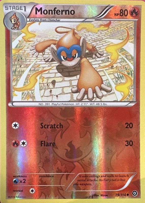 2016 XY: Steam Siege #019/114 Reverse Holo