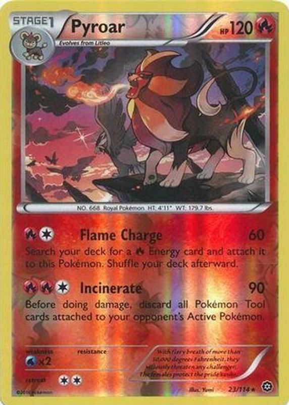 2016 XY: Steam Siege #025/114 Reverse Holo