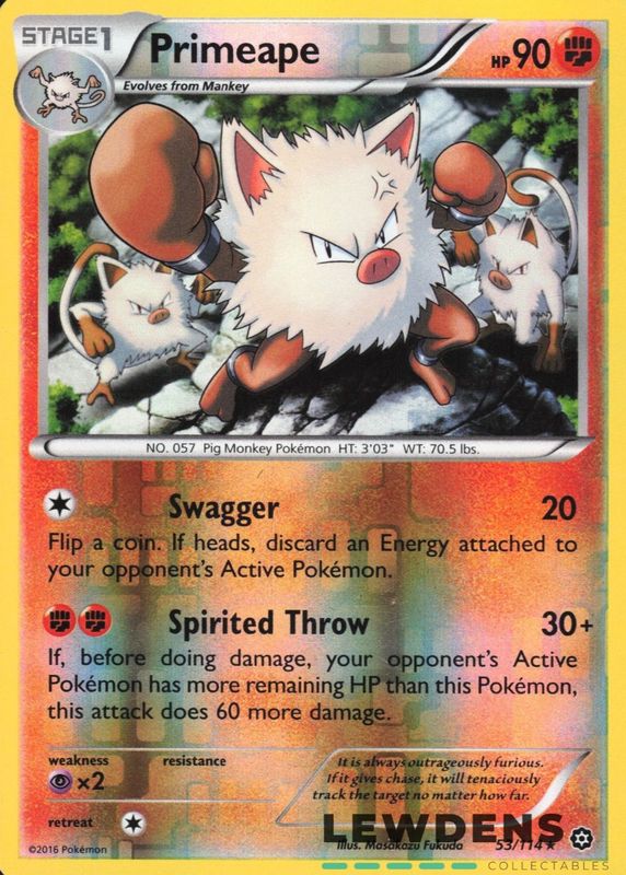 2016 XY: Steam Siege #053/114 Reverse Holo