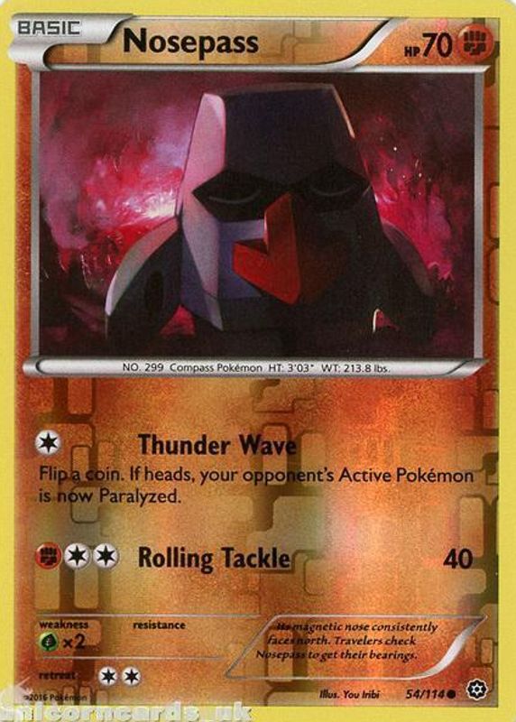 2016 XY: Steam Siege #054/114 Reverse Holo