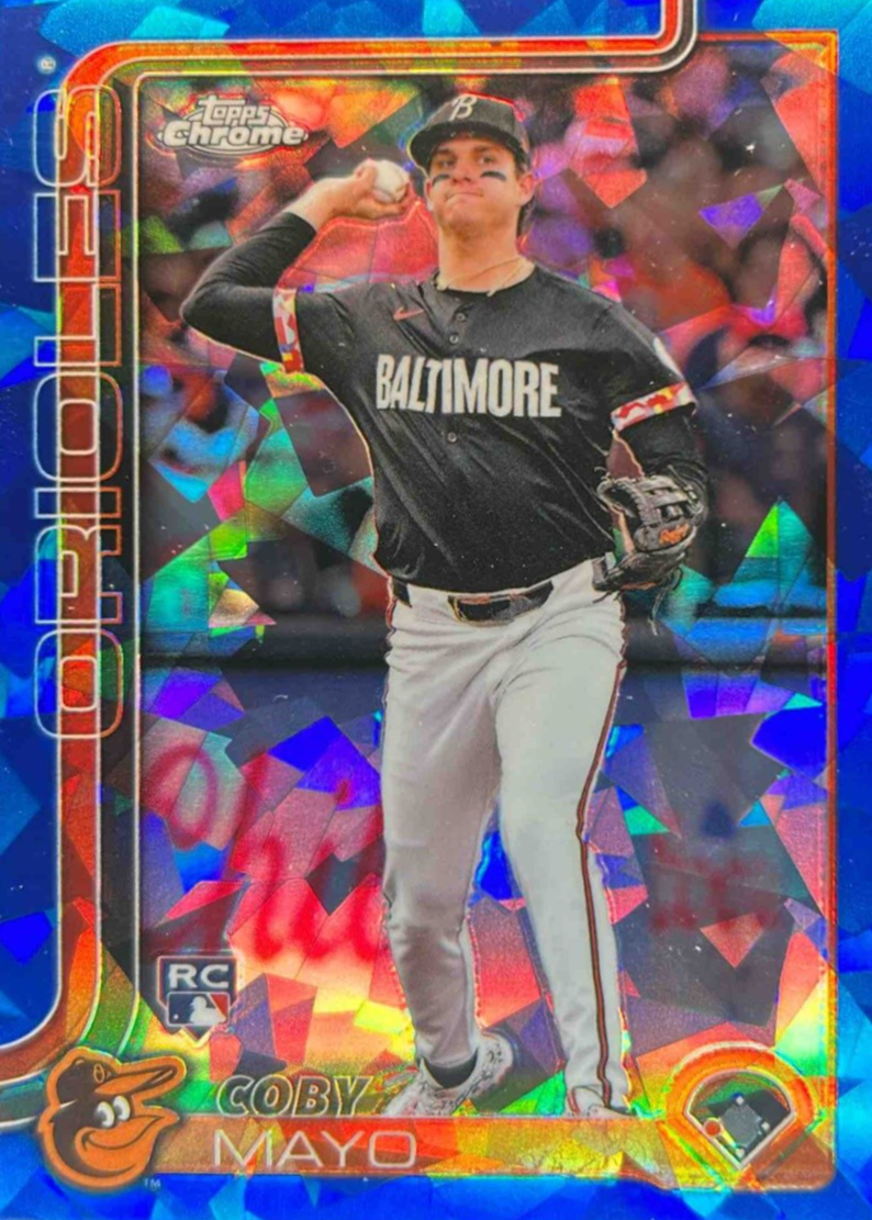 Coby Mayo 2025 Topps Chrome Sapphire Edition #120 Base Price Guide