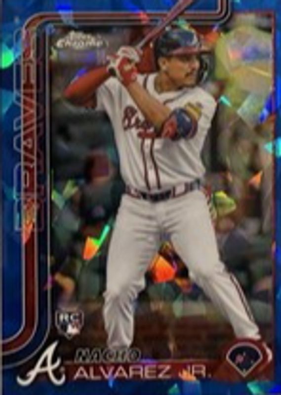 Nacho Alvarez Jr. 2025 Topps Chrome Sapphire Edition #75 Base Rookie RAW