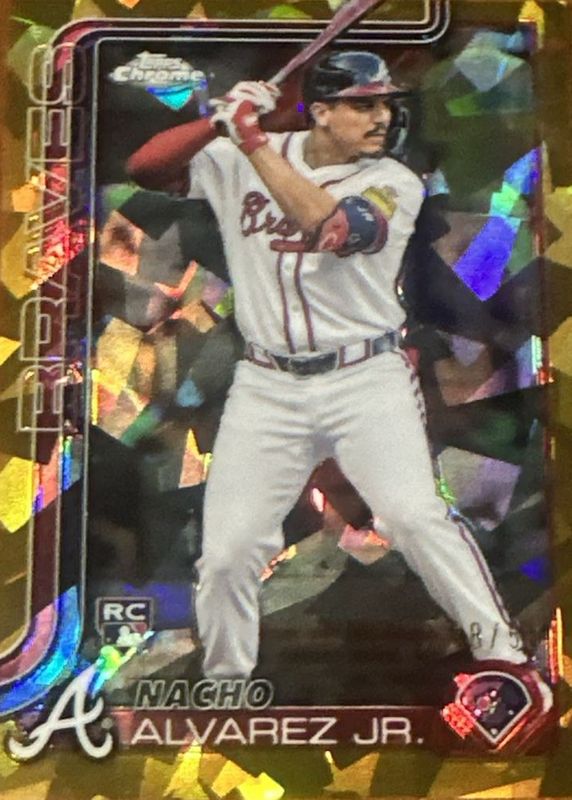 Nacho Alvarez Jr. 2025 Topps Chrome Sapphire Edition #75 Gold /50 Rookie RAW