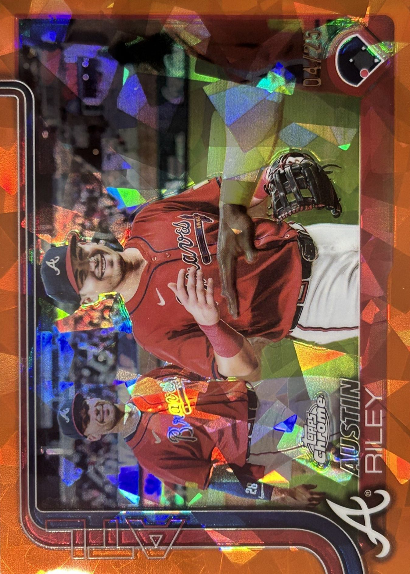 Austin Riley 2025 Topps Chrome Sapphire Edition #206 Image 