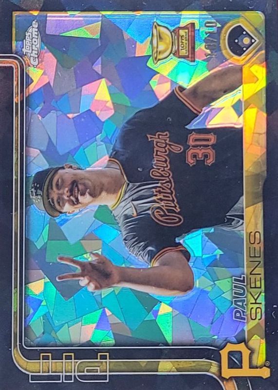 Paul Skenes 2025 Topps Chrome Sapphire Edition #300 Image Variation - Black /10 RAW