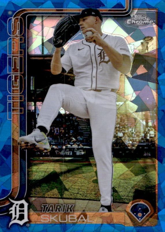 Tarik Skubal 2025 Topps Chrome Sapphire Edition #258 Image Variation RAW