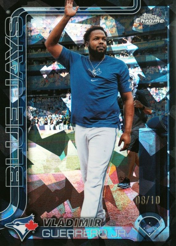 Vladimir Guerrero Jr. 2025 Topps Chrome Sapphire Edition #259 Image Variation - Black /10 RAW