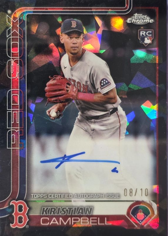 2025 Topps Chrome Sapphire Edition #RA-KC Rookie Autographs - Black /10