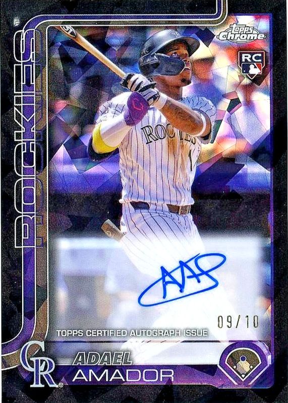 2025 Topps Chrome Sapphire Edition #RA-AA Rookie Autographs - Black /10