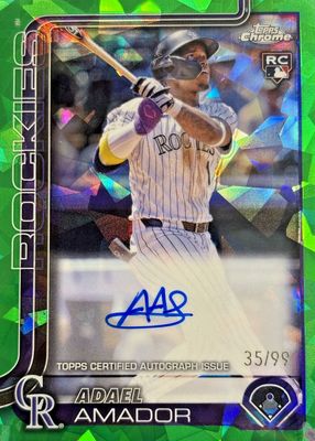 2025 Topps Chrome Sapphire Edition #RA-AA Rookie Autographs - Green /99