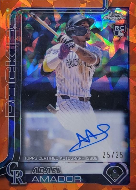 2025 Topps Chrome Sapphire Edition #RA-AA Rookie Autographs - Orange /25