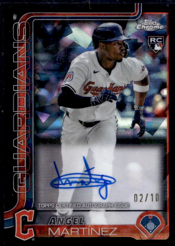 Angel Martinez 2025 Topps Chrome Sapphire Edition #RA-AMA Rookie
