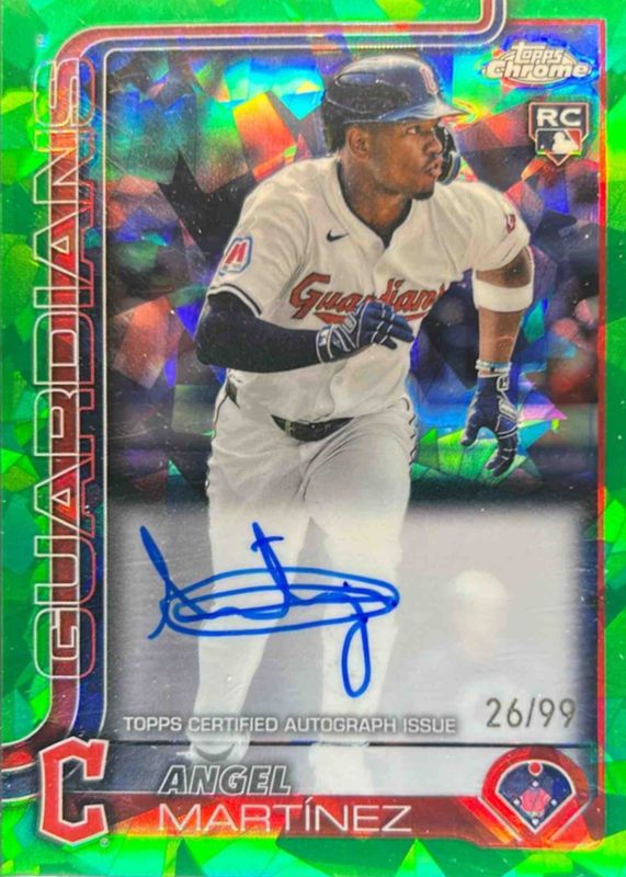 2025 Topps Chrome Sapphire Edition #RA-AMA Rookie Autographs - Green /99
