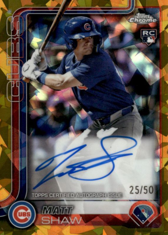 2025 Topps Chrome Sapphire Edition #RA-MS Rookie Autographs - Gold /50