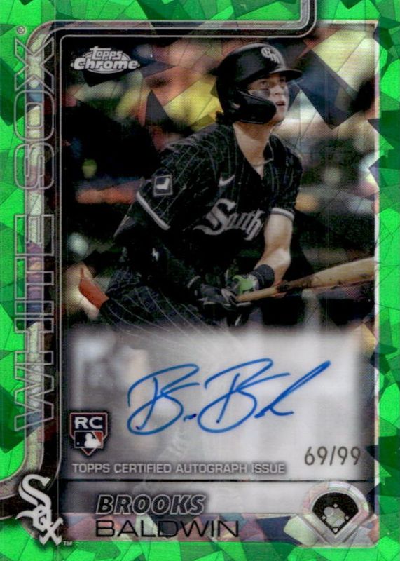 2025 Topps Chrome Sapphire Edition #RA-BB Rookie Autographs - Green /99
