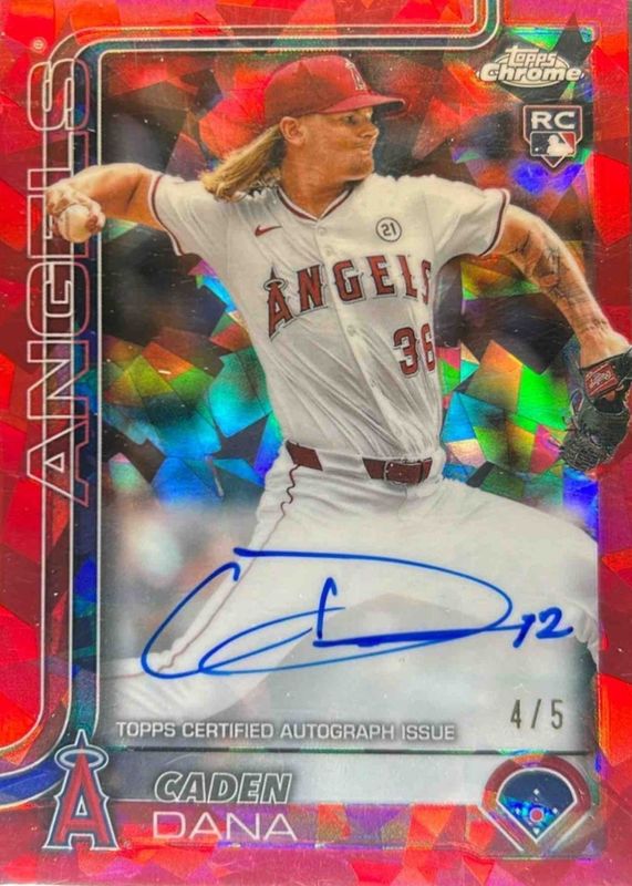 2025 Topps Chrome Sapphire Edition #RA-CAD Rookie Autographs - Red /5