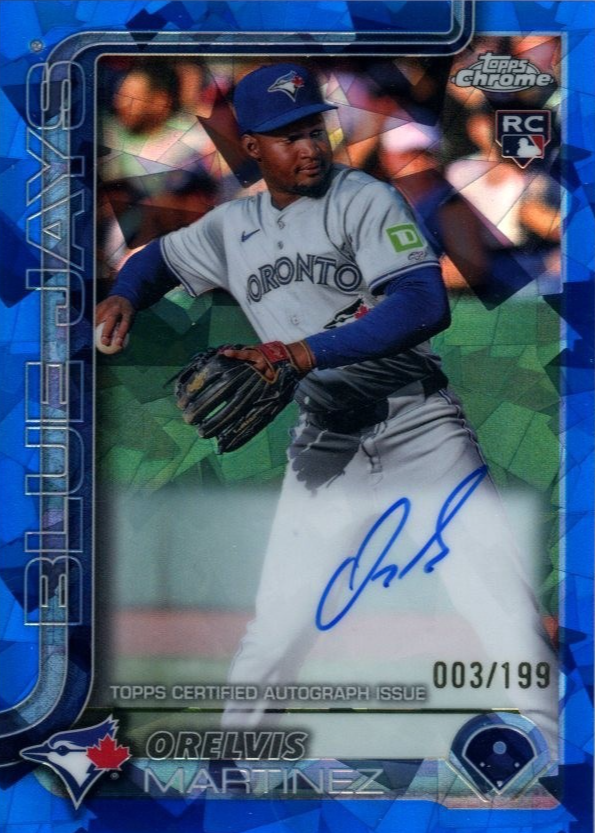 Orelvis Martinez 2025 Topps Chrome Sapphire Edition #RA-OM Rookie