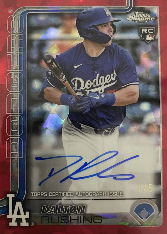 2025 Topps Chrome Sapphire Edition #RA-DR Rookie Autographs - Red /5